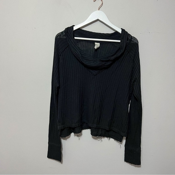 We The Free | Free People Cropped Thermal with Cowl Neck - Picture 2 of 7